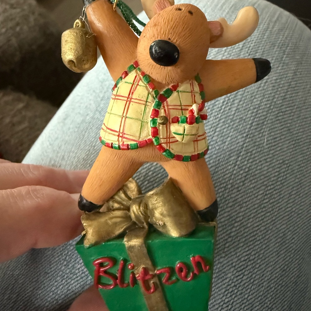 Set of 8 Reindeer Ornaments
